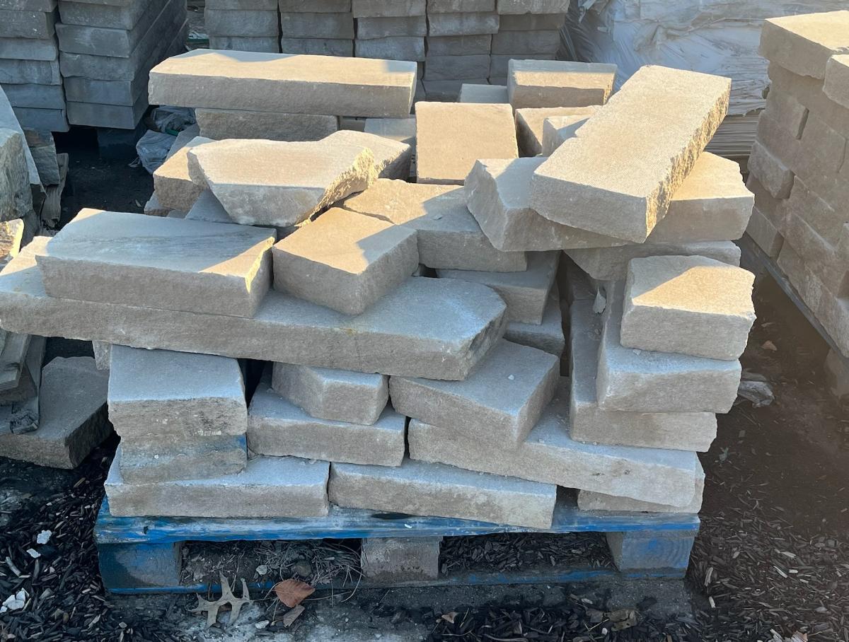 Limestone Garden Wall Stone
